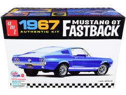 1967 Ford Mustang GT Fastback Plastic Model Kit (Skill Level 2) 1/25 Scale Model by AMT