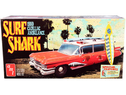 1959 Cadillac Ambulance "Surf Shark" Plastic Model Kit (Skill Level 2) 1/25 Scale Model by AMT