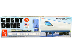 Great Dane 40 Ft. Reefer Refrigerated Trailer Plastic Model Kit (Skill Level 3) 1/25 Scale Model by AMT