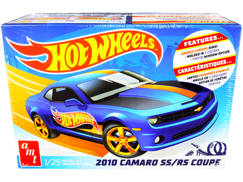 2010 Chevrolet Camaro SS/RS Coupe "Hot Wheels" Plastic Model Kit (Skill Level 2) 1/25 Scale Model by AMT