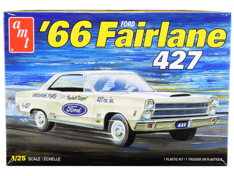 1966 Ford Fairlane 427 Plastic Model Kit (Skill Level 2) 1/25 Scale Model by AMT