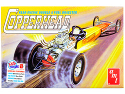 1934 Copperhead Rear-Engine Double A Fuel Dragster Plastic Model Kit (Skill Level 2) 1/25 Scale Model by AMT