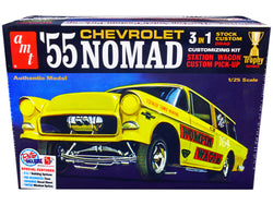 1955 Chevrolet Nomad 3-in-1 Plastic Model Kit (Skill Level 2) "Trophy Series" 1/25 Scale Model by AMT