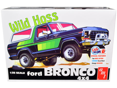 Ford Bronco 4X4 "Wild Hoss" Plastic model Kit (Skill Level 2) 1/25 Scale Model by AMT