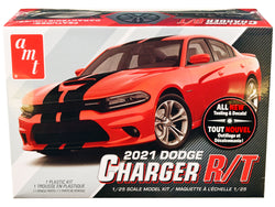 2021 Dodge Charger R/T Plastic Model Kit (Skill Level 2) 1/25 Scale Model by AMT