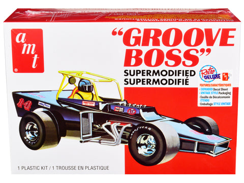 "Groove Boss" Supermodified Racer Plastic Model Kit (Skill Level 2) 1/25 Scale Model by AMT