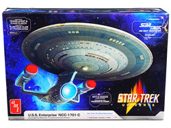 U.S.S. Enterprise NCC-1701-C Space Ship "Star Trek: The Next Generation" (1987) TV Series Plastic Model Kit (Skill Level 2) 1/1400 Scale Model by AMT