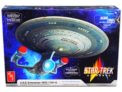 U.S.S. Enterprise NCC-1701-C Space Ship "Star Trek: The Next Generation" (1987) TV Series Plastic Model Kit (Skill Level 2) 1/1400 Scale Model by AMT