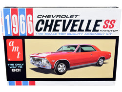 1966 Chevrolet Chevelle SS Hardtop Plastic Model Kit (Skill Level 2) 1/25 Scale Model by AMT