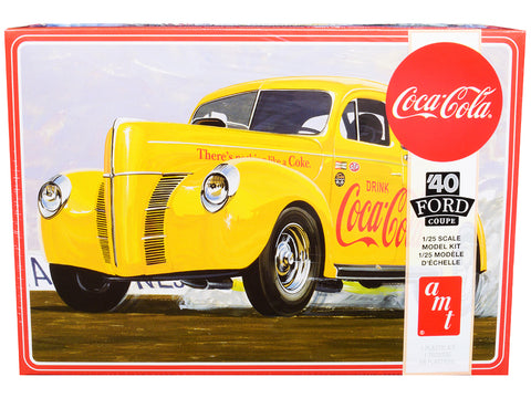 1940 Ford Coupe "Coca-Cola" Plastic model Kit (Skill Level 3) 1/25 Scale Model by AMT