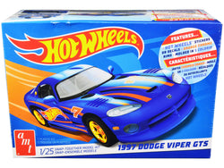 1997 Dodge Viper GTS "Hot Wheels" Plastic Snap Model Kit (Skill Level 1) 1/25 Scale Model by AMT
