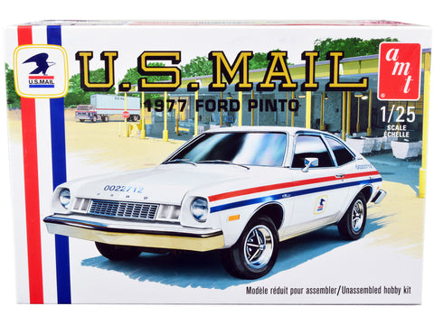 1977 Ford Pinto "United States Postal Service (USPS)" Plastic Model Kit (Skill Level 2) 1/25 Scale Model by AMT