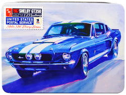 1967 Shelby Mustang GT350 USPS (United States Postal Service) "Auto Art Stamp Series" Plastic Model Kit (Skill Level 2) 1/25 Scale Model by AMT