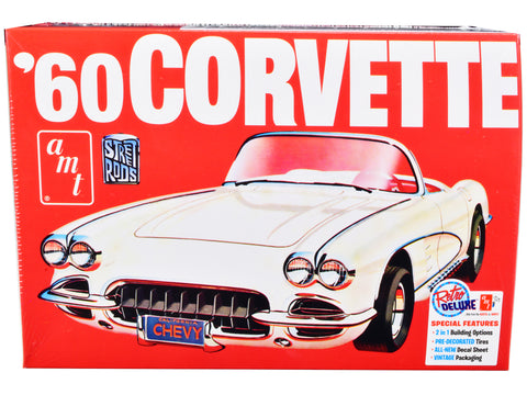 1960 Chevrolet Corvette "Street Rods" Plastic Model Kit (Skill Level 2) 1/25 Scale Model by AMT
