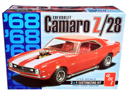 1968 Chevrolet Camaro Z/28 2-in-1 Plastic Model Kit (Skill Level 2) 1/25 Scale Model by AMT