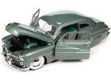 1949 Mercury Eight Coupe Berwick Green Metallic with Green and Gray Interior 1/18 Diecast Model Car by Autoworld