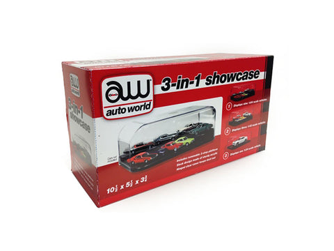 Collectible Display Show Case for 1/64-1/43-1/24 Diecast Models by Autoworld