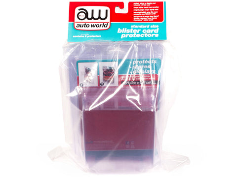 Standard Size Blister Card Protectors (6 Pieces) for 1/64 Scale Blister Cards by Autoworld