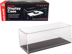Acrylic Collectible Display Show Case for 1/24-1/25 Scale Model Cars by Autoworld