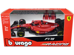 Ferrari F1-75 #16 Charles Leclerc "Ferrari Racing" Formula One F1 World Championship (2022) "Formula Racing" Series 1/43 Diecast Model Car by Bburago