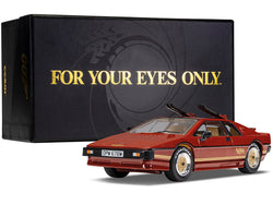 Lotus Esprit Turbo RHD (Right Hand Drive) Red Metallic James Bond 007 "For Your Eyes Only" (1981) Movie Diecast Model Car by Corgi