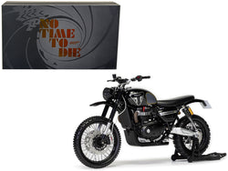 Triumph Scrambler 1200 (Matera) Motorcycle Black James Bond 007 "No Time To Die" (2021) Movie Diecast Motorcycle Model by Corgi