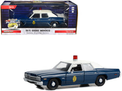 1975 Dodge Monaco Dark Blue with White Top "Kansas Highway Patrol" "Hot Pursuit" Series 1/24 Diecast Model Car by Greenlight