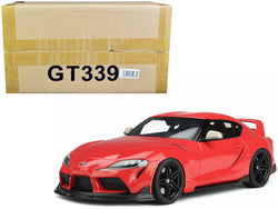 2020 Toyota Supra GR Heritage Edition Red 1/18 Model Car by GT Spirit