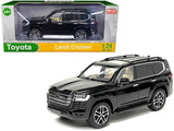 Toyota Land Cruiser Black Metallic 1/24 Diecast Model by Motormax