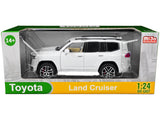Toyota Land Cruiser White 1/24 Diecast Model by Motormax