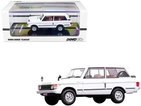 Land Rover Range Rover Classic RHD (Right Hand Drive) White 1/64 Diecast Model by Inno Models