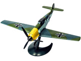 Messerschmitt BF109 Snap Together Painted Plastic Model Airplane Kit (Skill Level 1) by Airfix Quickbuild