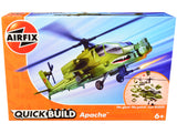 Apache Snap Together Painted Plastic Model Helicopter Kit (Skill Level 1) by Airfix Quickbuild