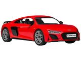 Audi R8 Coupe Red Snap Together Painted Plastic Model Kit (Skill Level 1) by Airfix Quickbuild
