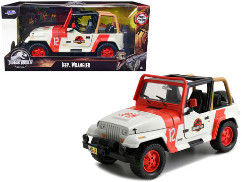 1992 Jeep Wrangler Jurassic World Movie 1/24 Diecast Model by Jada
