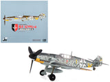 Messerschmitt Luftwaffe BF 109G-6 Fighter Plane "Jagdgeschwader 52 Eastern Front 1943 Erich Hartmann" with Display Stand Limited Edition to 600 pieces Worldwide 1/72 Diecast Model by JC Wings
