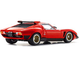Lamborghini Miura SVR Red with Black Accents and Gold Wheels 1/43 Diecast Model Car by Kyosho
