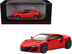 Honda NSX RHD (Right Hand Drive) Red with Black Top 1/64 Diecast Model Car by Kyosho