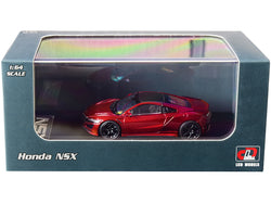 Honda NSX Red Metallic with Carbon Top 1/64 Diecast Model Car by LCD Models