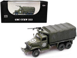 GMC CCKW 353 Truck With Mounted Gun Olive Drab "4734511-S" US Army World War II 1/72 Diecast Model by Legion