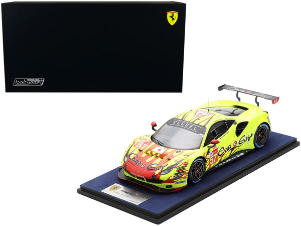 Ferrari 488 GTE #57 Scott Andrews - Mikkel Jensen - Takeshi Kimura LMGTE Am Class "Kessel Racing" 24 Hours of Le Mans (2021) 1/18 Model Car by LookSmart