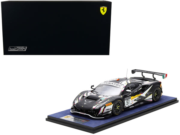 Ferrari 488 GTE Evo #51 Come Ledogar - Nicklas Nielsen - Alessandro Pier Guidi "Iron Lynx" Winner 24 Hours of Spa (2021) 1/18 Model Car by LookSmart