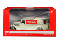 1934 Dodge KH-32 Streamline Fountain Truck "Coca-Cola" Cream 1/43 Diecast Model by Motorcity Classics