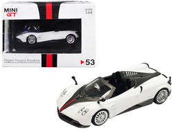 Pagani Huayra Roadster RHD (Right Hand Drive) White "Hong Kong Exclusive" 1/64 Diecast Model Car by True Scale Miniatures
