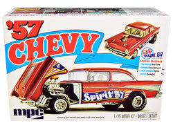 1957 Chevrolet Gasser Flip Nose "Spirit of 57" Plastic Model Kit (Skill Level 2) 1/25 Scale Model by MPC