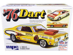 1976 Dodge Dart Sport with Two Figures 3 in 1 Plastic Model Kit (Skill Level 2) 1/25 Scale Model by MPC