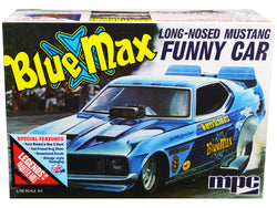 "Blue Max" Long Nose Mustang Funny Car Plastic Model Kit (Skill Level 2) 1/25 Scale Model Car by MPC