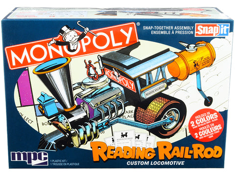 Reading Rail-Rod Custom Locomotive "Monopoly" Plastic Model Kit (Skill Level 1) 1/25 Scale Model by MPC