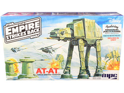 AT-AT "Star Wars: The Empire Strikes Back" (1980) Movie Plastic Model Kit (Skill Level 2) 1/100 Scale Model by MPC