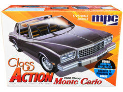 1980 Chevrolet Monte Carlo "Class Action" with Motorcycle and Trailer Plastic Model Kit (Skill Level 2) 1/25 Scale Model Car by MPC